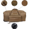 Heavy-Duty X-Large Military Tactical Wheeled Rolling Duffel Trolley Bag For