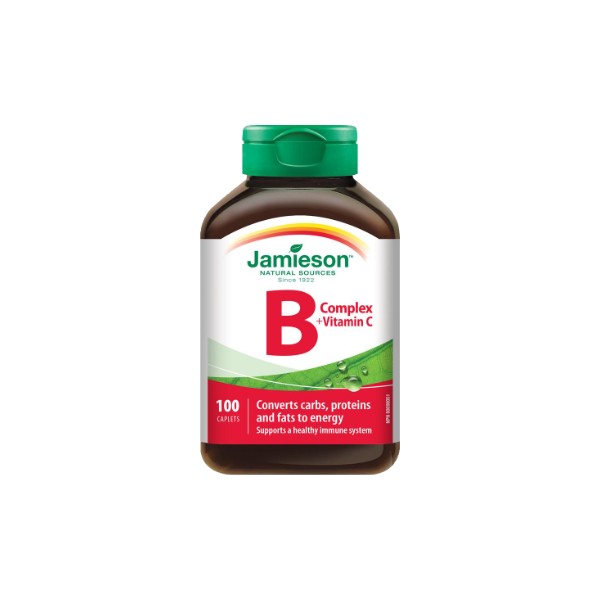 Jamieson B-Complex With Vitamin C - 100 Caps