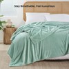 Fleece Blanket Throw Size - Soft Plush Fluffy Fuzzy Throw