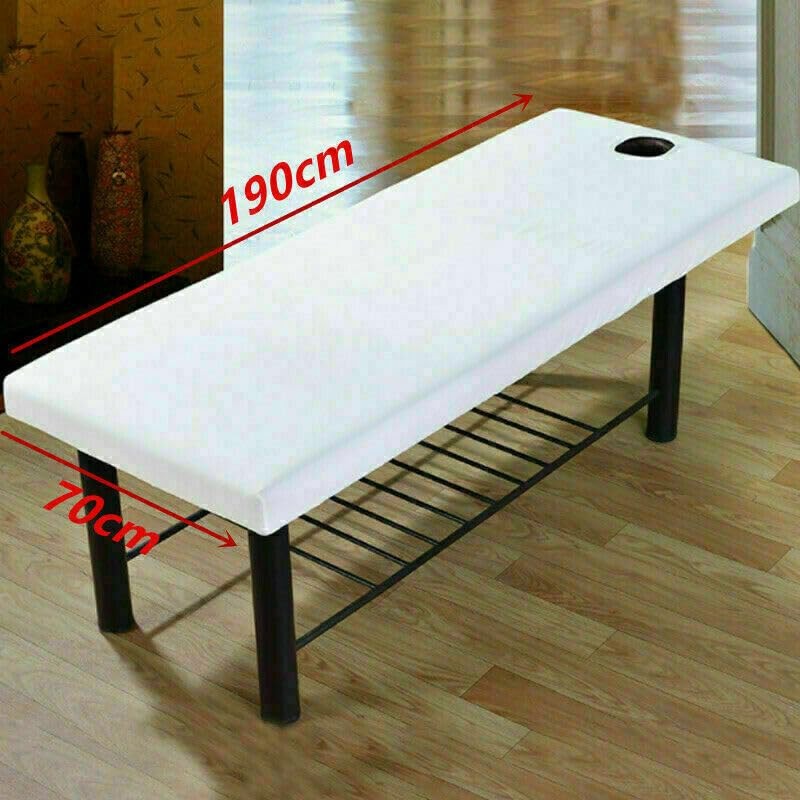 Massage Table Sheets, Massage Bed Cover with Face Hole, Fitted