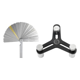 Universal Piston Ring Squaring Tool for End Gap 2-5inch Bores (Squaring Tool+Feeler)