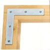 Alberts 312558 Gate Angle | Galvanised | Thick Layer Passivated