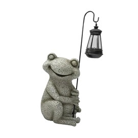 Frog Garden Ornaments Outdoor - Animal Solar Garden Ornaments, Creative Balcony Decor Courtyard, Waterproof Automatic Sensing Night Light Landscape Craft Solar Lights