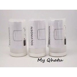 IKEA 3 x Ikea SOLVINDEN LED Battery operated cylinder light, outdoor/indoor 6 " White
