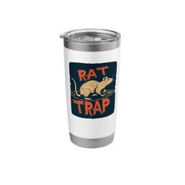Cool Rodent Trap for Rats and Mouses Lovers Stainless Steel Insulated Tumbler