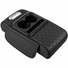 Auto Center Console Armrest Cushion With 2 Cup Holder PU