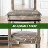 SIWUTIAO 2 Pack Clear Plastic Dining Chair Covers, Reusable Thickened