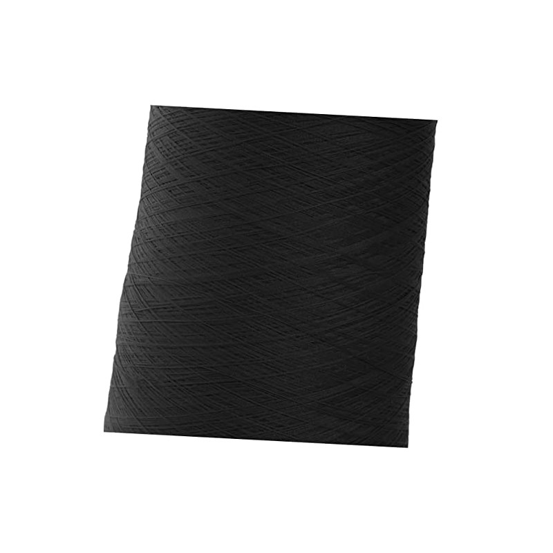 jojofuny Polyester Overlocking Sewing Thread Cord Black Strong Machine Embroidery