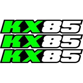 Factory EFX KX85 Swingarm Airbox Number Plate Decals Stickers kx 85 dirtbike graphics