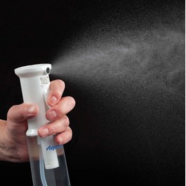 Creative Mark AquaMyst 300 ml Continuous Mist Spray Bottle - 2-Pack - Ergonomic Plant Mister - Water Mister Spray Bottle w/Pre-Compression Technology, Drip-Free 0.3 mm Nozzle, Clear 10.14 oz Bottles