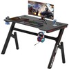 PayLessHere Gaming Desk Z-Shaped More Structure Stable 47" Computer Desk,