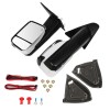 PARTHIGH Pair Power Heated Chrome Tow Mirrors for 2003-2008 Dodge