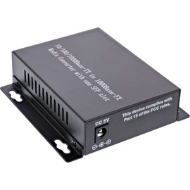 InLine® Network Media Converter 10/100/1000Mb/s TP to SFP Fiber Optic (for LC Duplex), SM, 20km