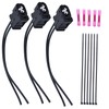 marddpair 3 PCs Ignition Coil Connector Plug Harness Pigtail Wires