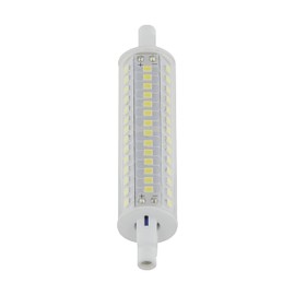 Satco (S11223) 10 Watts, Led Bulb J-Type T3 118Mm 120V R7S Base; 4000K Double End 200 Deg. Beam Angle for Outdoor Stair Path Lights Clear Cool White 10W/Led/T3/118Mm/840/120V/D R7 (1 Pack)