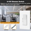 BESTTEN 5 Pack 0-10V LED Dimmer Light Switch, Super Slim