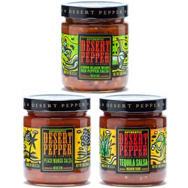 Dessert Pepper 3 Pack Variety (Corn Black Bean/Tequila/Peach Mango)