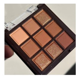 9 Color Brown Eyeshadow Palette, Matte Shimmer Neutral Eyeshadow Palette Long Lasting Waterproof Highly Pigmented Smokey Eyeshadow Pallets For Women
