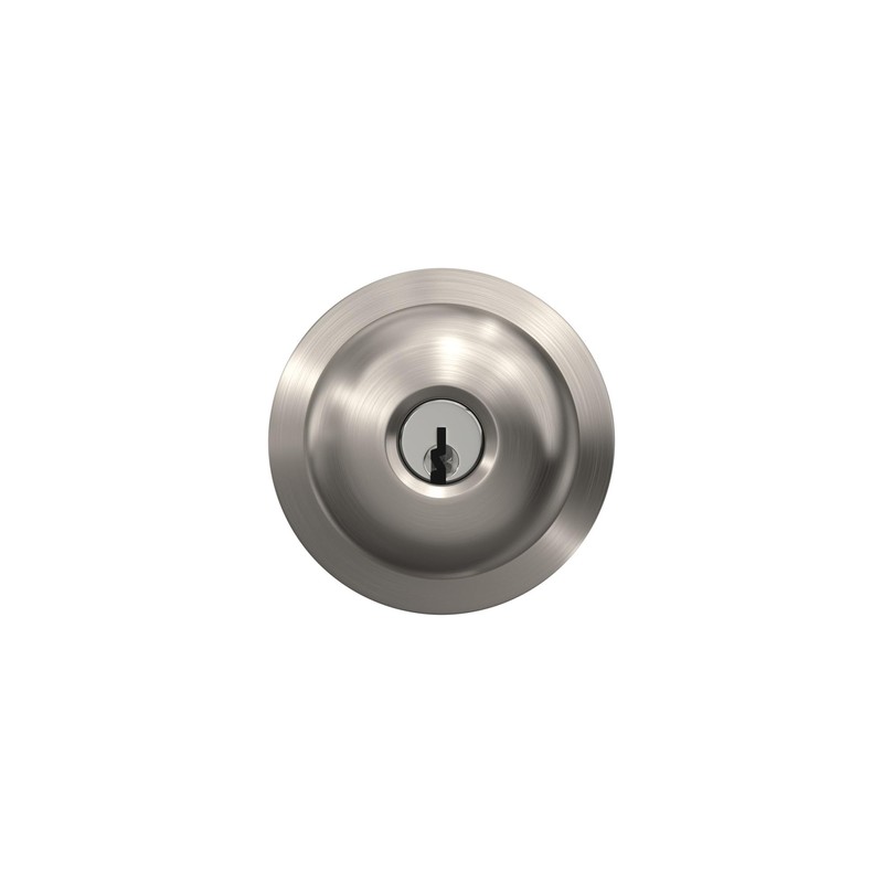 Schlage F51A PLY 619 Plymouth Door Knob, Keyed Entry Lock,