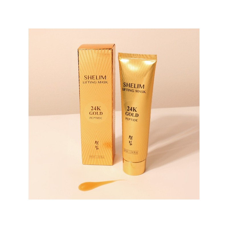 (1+1) Shirim 24K Gold Peptide Lifting Mask 100ml/Peel-off type elasticity