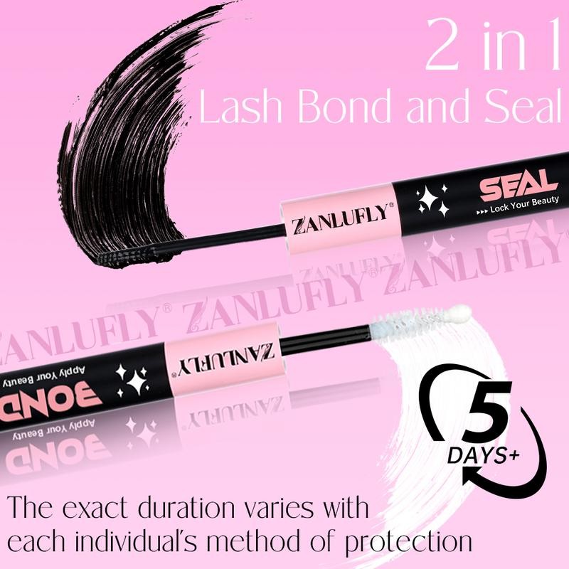 zanlufly Lash Clusters KIt D Curl Lash Extension Kit Volume