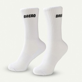 Bread Cushioned Crew Socks White (1 Pack) X-large