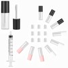 10 Pcs Empty 3ml Clear Lip Gloss Tubes with Wands