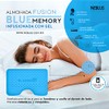 Almohada Cervical Cooling Gel Memory Foam Ortopédica con Curvatura Almohada
