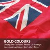 NWFlags Red Ensign Flag 150gsm Nylon Rope & Toggle 18"