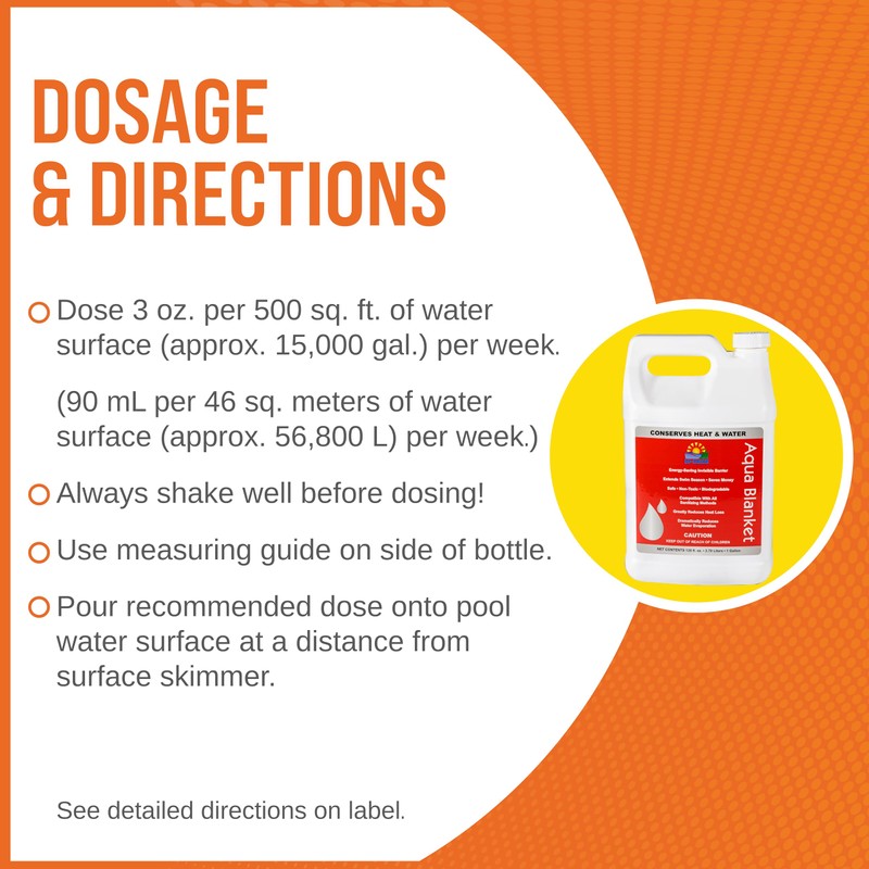 LO-CHLOR Aqua Blanket - The Liquid Solar Blanket for Pools