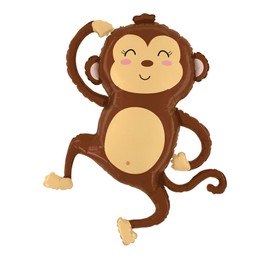 Catelves Balloons decoration: monkeys, forest animals and jungle helium balloons for children, birthday party decoration