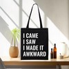 PWHAOO Introvert Tote Bag I Came I Saw I Made