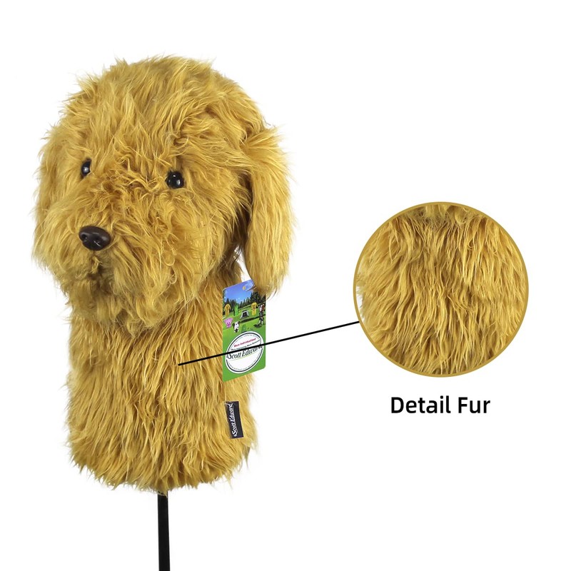 Scott Edward Covered Driver Animal Shaped Golf Club Headwear, Soft