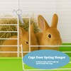 10 Pack Multi-Functional Metal Finger Spring Latch Hook for Rabbit