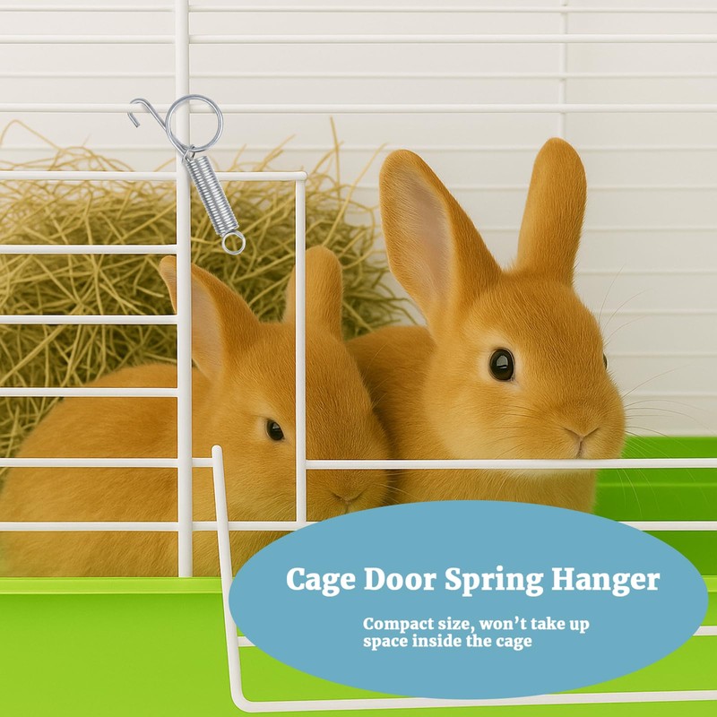 10 Pack Multi-Functional Metal Finger Spring Latch Hook for Rabbit