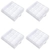 lasenersm 4 Pieces Battery Storage Case Battery Holder Box AA/AAA