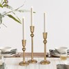 TIED RIBBONS Candlestick Holders | Iron, Set of 3 |