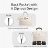 TOPDesign Heavy-Duty Canvas Tote Bag for Women, Adjustable Crossbody/Shoulder Handbag