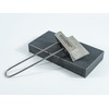 BEEFSTONE 100% Stainless Steel Lava Stone Lifting Tool - For