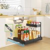 YunNasi 2 Tier Cupboard Organiser Kitchen Extendable White | Base