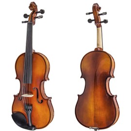 Paititi 15.5'' Size Upgrade Solid Wood Ebony Fitted Viola With Case Bow, Shoulder Rest and Rosin (15.5'')