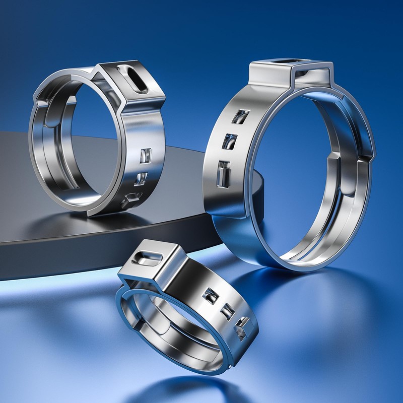 PEX Cinch Clamp Rings Kit (85 PCS), 5 Sizes in