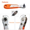 TorSor 3 Pack Ratchet Spanner Wrench 1/4 inch Hexagon Socket