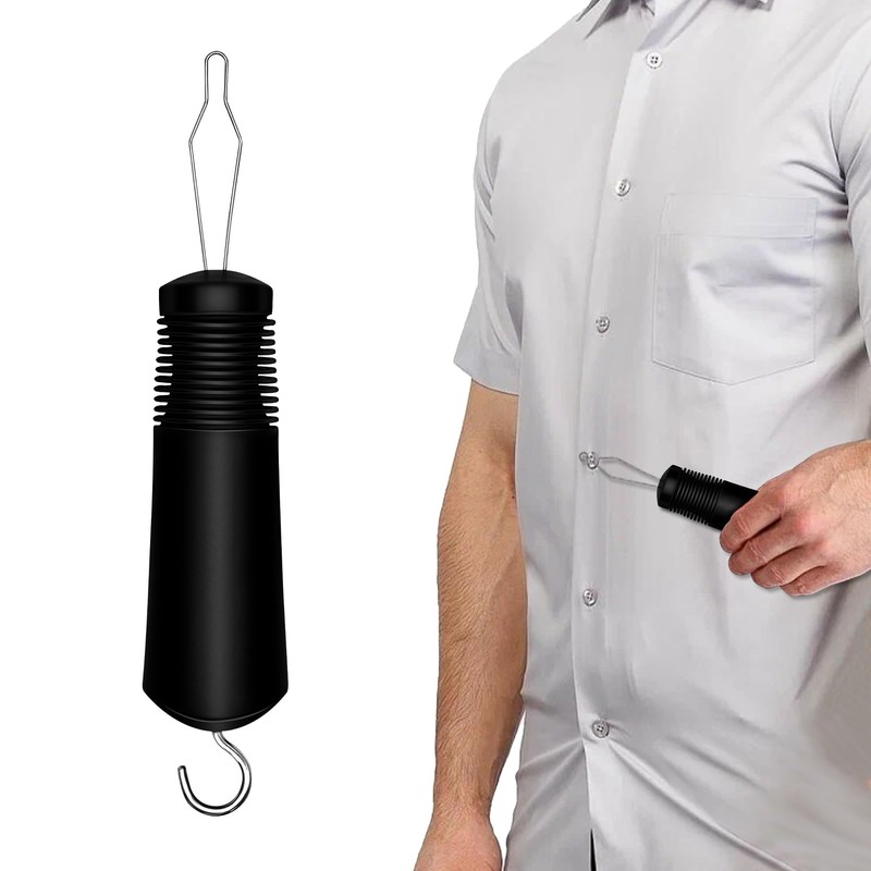Button Hook with Zipper Pull, Button Assist Tool, Button Hook