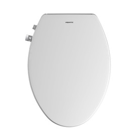 Elongated Bidet Toilet Seat with Soft Close, Non-Electric Bidet Toilet Seat with Self Cleaning Dual Nozzles, Fit Elongated Toilet Seat, Bidet Attachment
