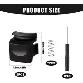 MIHAGUTY Replacement Button Compatible with Owala FreeSip 24oz 32oz, 2Pcs Water Bottle Lid Mouth Push Switch Top Cap Seal Stopper Replacement Parts for Owala 19/24/32/40oz Accessories