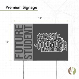 Desert Cactus Lafayette College Leopards 12x18" Graduate Graduation Celebration Yard Sign Graduates Outdoor Lawn Display with Stakes (Grad Sign 4)