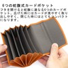 Leather FACTORY Leather Craftsman Governor Card Case, Large Capacity, Men's,