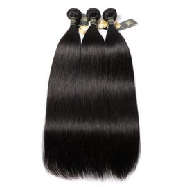 16 18 20 Straight Wave Bündel menschliches Haar Straight Human Hair 3 Bündel Brasilianische Jungfrau Remy Haare für Frauen durch Perismoda (300 Gramm)