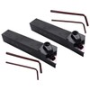 Dovhmoh 2pcs Mtjnl1616H16 Mtj1616H16 Lathe Bite Holder 16x100Mm Tnmg Insert